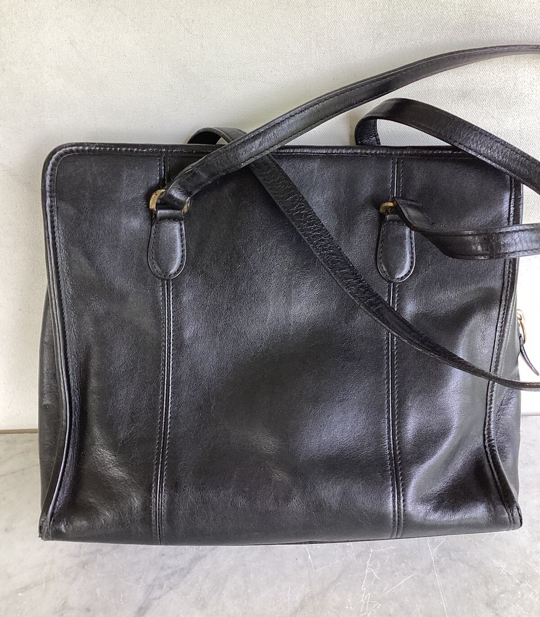 Coach Vintage Classic Compartment Tote Glovetanned Leather 9872