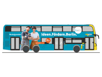 Rietze 78016 - 1/87 Alexander Dennis Enviro 500 BVG IBB Förderbank Berlin - Neu