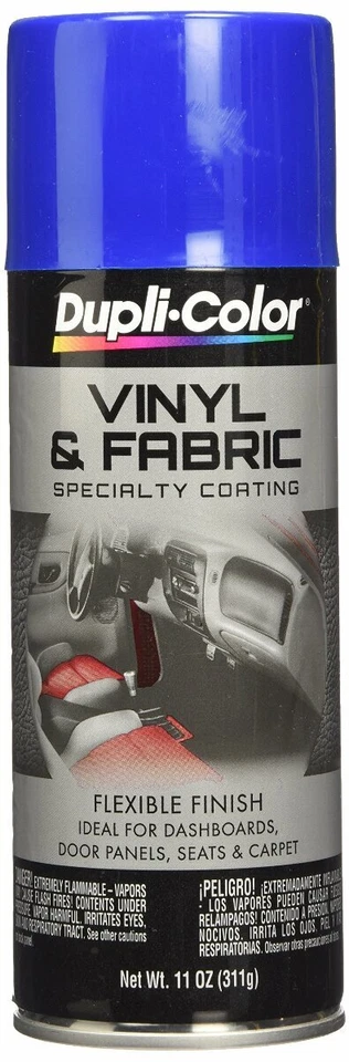 Dupli-Color HVP102 Vinyl and Fabric Coating Spray Paint Blue - 11 oz Aerosol Can Foto 2 de 4
