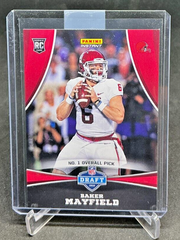 2018 Panini Instant Baker Mayfield RC Draft Pick PR /591 #DP1 Multiple Available