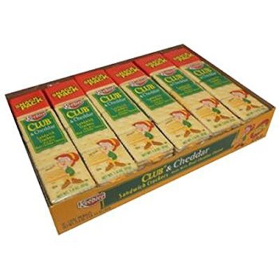 Keebler Sandwich Cracker Club & Cheddar, 12 Count (COOKIE&CRACKER - SNACK SIZE)