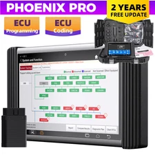 2025 TOPDON Phoenix Pro Car Diagnostic Scanner Programming Key Coding ADAS TPMS