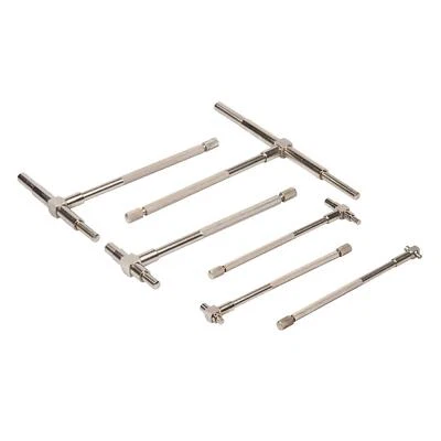 DP 6Pcs Telescopic Bore Gauge Set Micrometer Measurement Engineers Kit 8-150mm