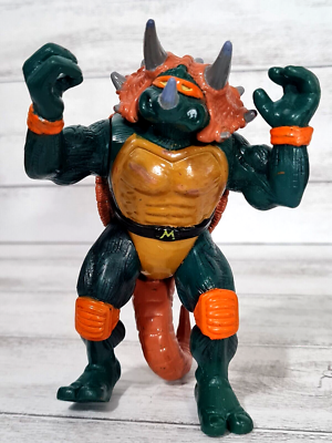 TMNT 1997 Tricera Mike Dino Teenage Mutant Ninja Turtles