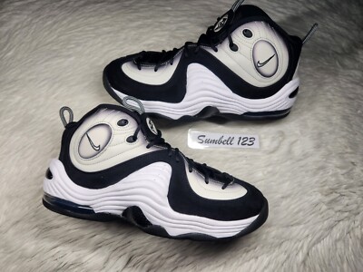 Nike Air Penny 2 Shoes 'Panda'White-Black  Men''s Sz 10.5  DZ2549-001