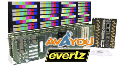 Evertz 7867VIPA32-DUO-3G-DIN 3G/HD/SD Multi Display Processor Multiviewer