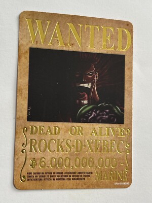 2024 ONE PIECE Card Game TCG #369 ROCKS-D-XEBEC WANTED Peru