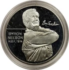 1974 Byron Nelson PGA Tour World Golf Hall Of Fame 1 oz 999 Fine Silver Round
