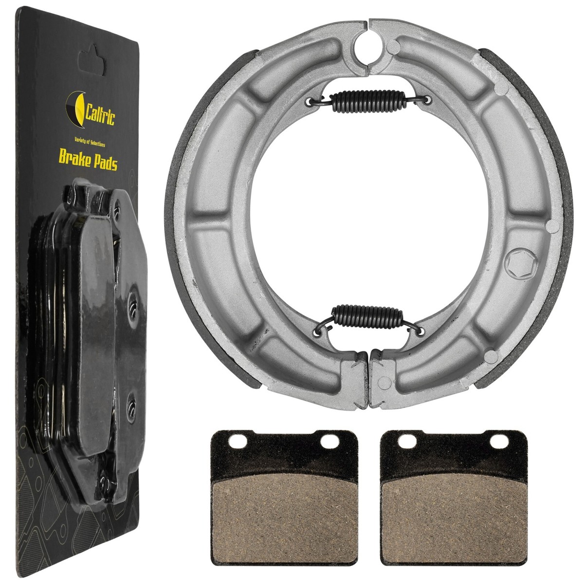 Grooved Rear Brake Shoes for Suzuki VL125 Intruder 2001-2007