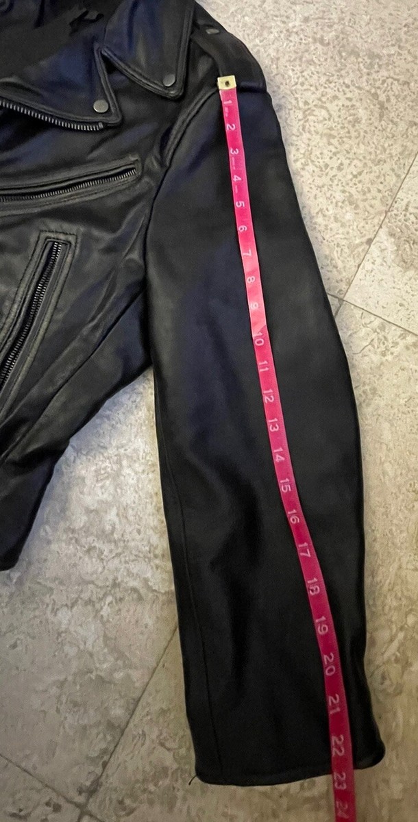ZARA - Steven Meisel Leather Biker Jacket, Size XS(Runs ZARA - Steven Meisel Leather Biker Jacket, Size XS(Runs