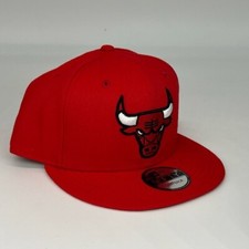 Chicago Bulls 9FIFTY NBA Adjustable Snapback New Era Cap - Red - NWT