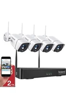 1080P Wireless Security Camera System, Firstrend 8CH Wireless DVR System with 4