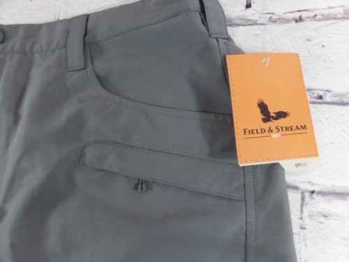 New Field & Stream Men's Cargo Shorts Flat Front Gray Size 2XL - Picture 2 of 8
