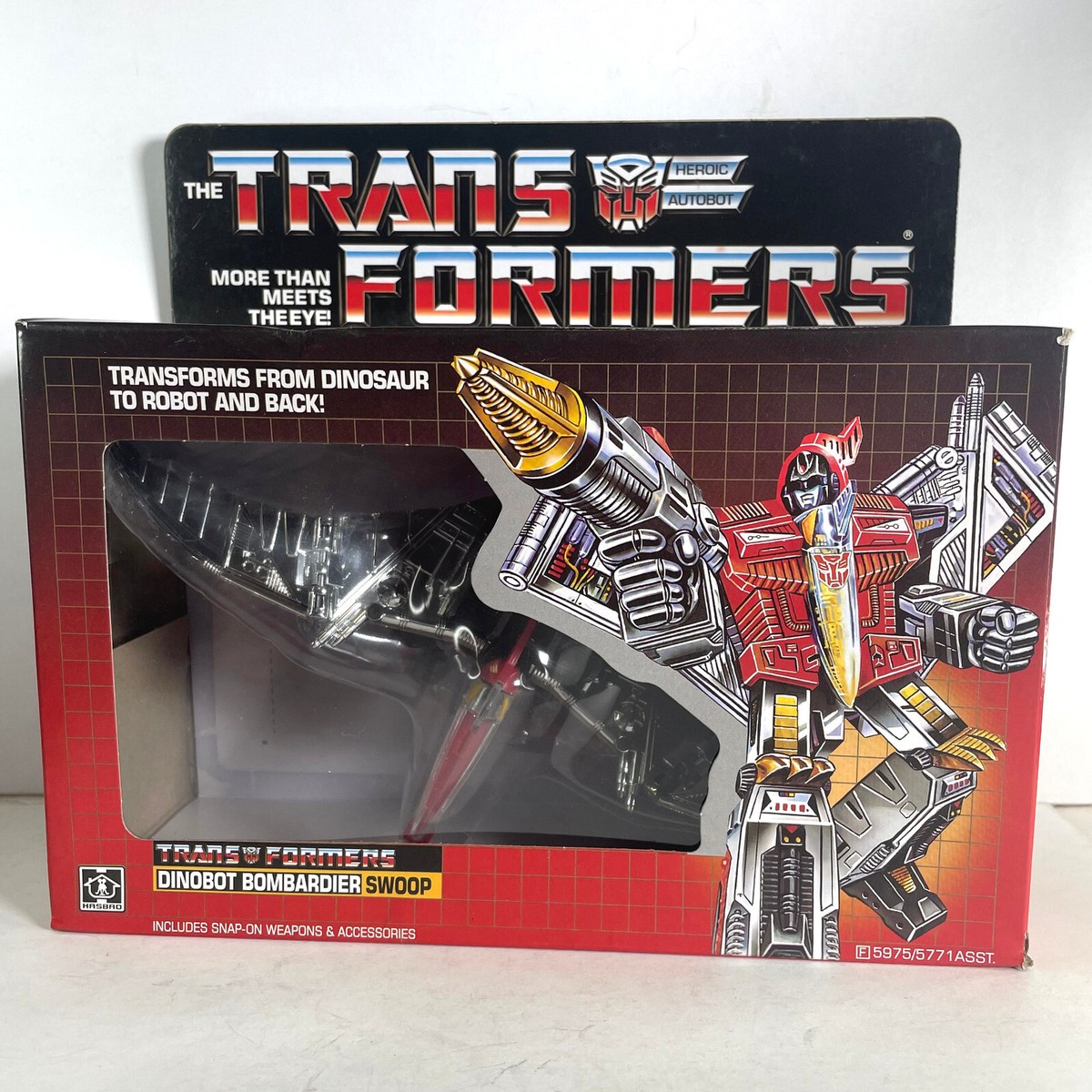Transformers G1 Dinobot Bombardier Swoop Reissue Action Transformers G1 Dinobot Bombardier Swoop Reissue Action