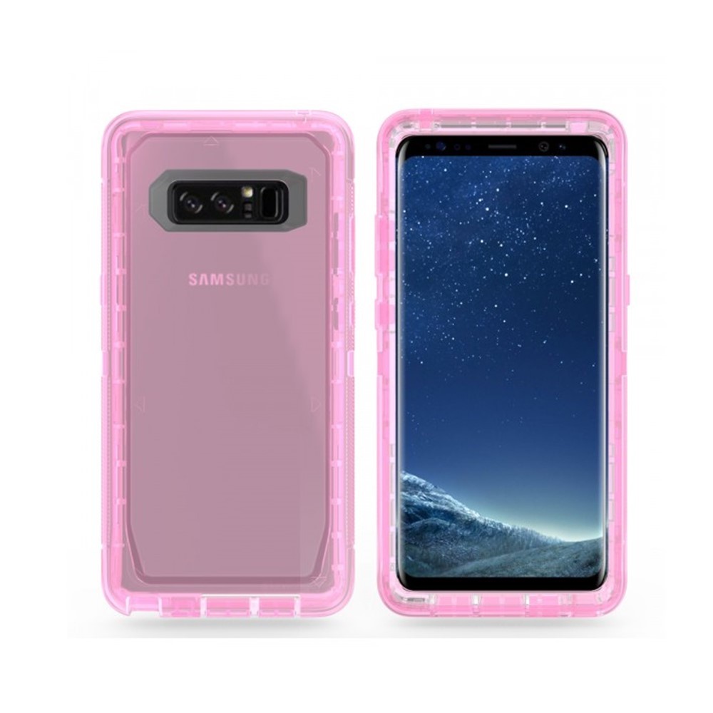 Heavy Duty Clear Case With Belt Clip For Samsung Galaxy S8, S8+, S9, S9+ – Rugged & Transparent
