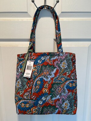 Vera Bradley Flowers + Feathers Tote Bag  NWT