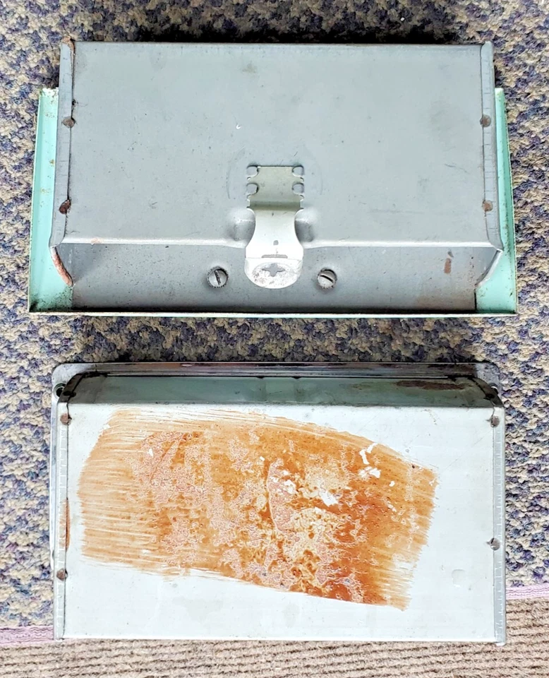 Dodge Meadowbrook 1953-54 asiento trasero bandeja de cenizas con retenedor Foto 2 de 4