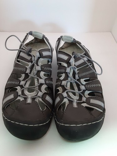 Jeep J-41 Sport Shoes Women's Water Hiking Beach Sandals | Gray/Mint | US 7M