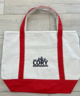 YMCA Camp Cory Swag Canvas Tote Bag Finger Lakes Keuka Lake 21 x 16 x 7” Zipper — photo 1