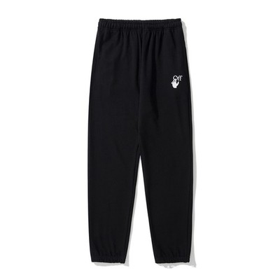 OFFS new OW gradual change arrow pattern casual trousers WHITES