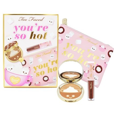 Too Faced, Set, Bronzer and Lipgloss You re So Hot, 3pc