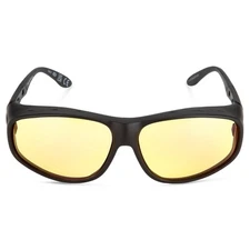 Polar Optics Sport Unisex FO-030 Square Fits Over Night Drivers Black and Yellow