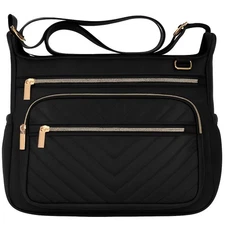 Women's Crossbody Purse RFID Anti-Theft Travel Wallet Bag Lightweight Quilted...