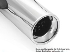 Fox Edelstahl Sportauspuff-Komplettanlage Opel Kadett E CC 1x90mm
