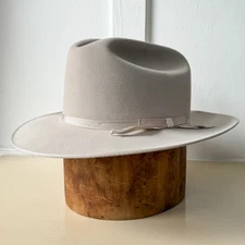 New Stetson Open Road 6X Silverbelly Fur Felt Western Cowboy Hat sz 7 1/8 57