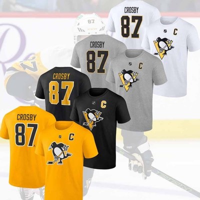 Sidney Crosby #87 Pittsburgh Team Name & Number Player Unisex Gifts For Fans