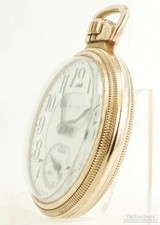 Elgin "Father Time" grade 454 vintage pocket watch, 16 size, 21 jewels, YGF case