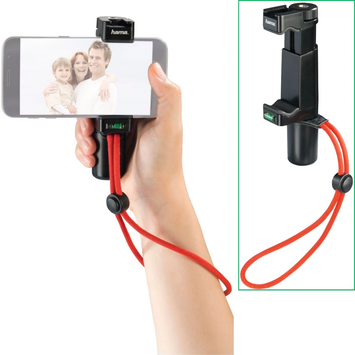 Trépied Universel TronicXL Pour Smartphone Support Flexible Réglable Rouge