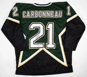 Guy Carbonneau Signed Dallas Stars Jersey (Beckett) 1999 Stanley Champion