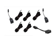 Set of Black Speaker Cable with Adapters For Bose Cinemate Soundtouch 520