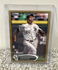 Jordan Danks US322 2012 Topps RC Gold Rookie Chicago White Sox Card /2012 . rookie card picture