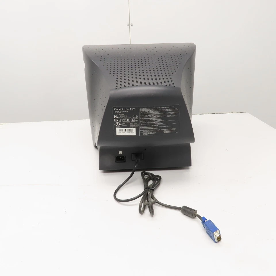 ViewSonic E70 VCDTS23125-10M CRT Monitor - Image 3 of 4