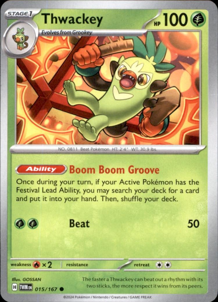 Thwackey Common SV06: Twilight Masquerade 015/167 NM