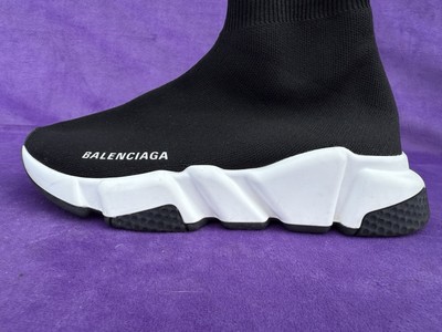 Size 5- Balenciaga Speed Trainer Black | eBay