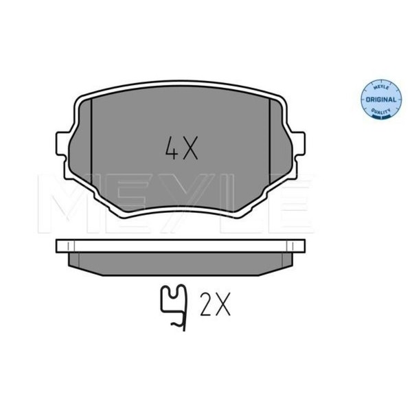 Meyle BremsbeläGe Bremsbelegsatz Vorne FüR Suzuki Vitara Grand-image