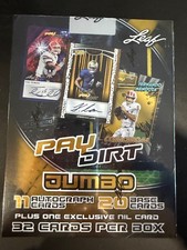 2026 Leaf Paydirt Football Factory Sealed Jumbo Hobby Box