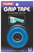 Tourna Multi-purpose Sticky Grip Tape Blue, 1 Inches Width x 10 Yards Length