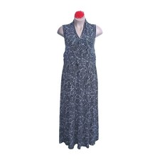 Vince Camuto Women Maxi Dress 2X Black White Career Corporate Work Office Job