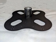 1-1/2" NPT Quad Camera Mount Black | Mounting Solution | Surveillance Mount