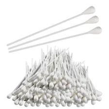 Large Oversized Swabs Pack of 100 Extra-long 8" Cotton Tipped Applicators wit...