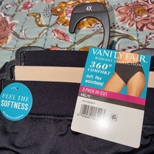 Lot Of 3 Vanity Fair Women's 360 Comfort Panties Poly/Spandex Size 11 NWT