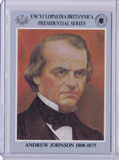 1991 Ottenheimer Encyclopaedia Britannica ANDREW JOHNSON CARD ID5