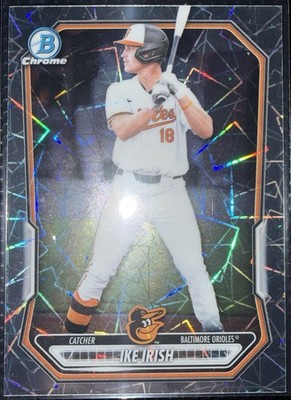 Bowman 2025 Bowman Chrome Lazer Refractor Ike Irish #BCP-68 Baltimore Orioles