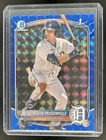 2025 Bowman Kevin McGonigle Chrome Blue Geometric Refractor 1st #/150 Tigers