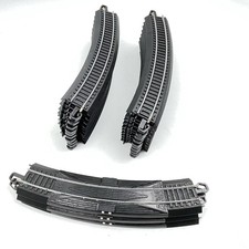 Lot of 23 Bachmann E-Z Track 20 Black 10  Cur...