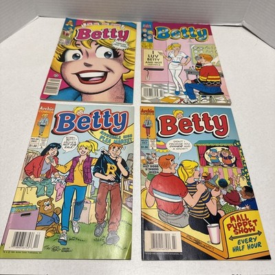 Betty Lot Issues 1, 4, 20 & 27 (ARCHIE Comics)